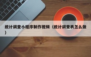 随县统计调查小程序制作视频（统计调查表怎么做）