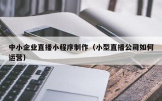 随县中小企业直播小程序制作（小型直播公司如何运营）